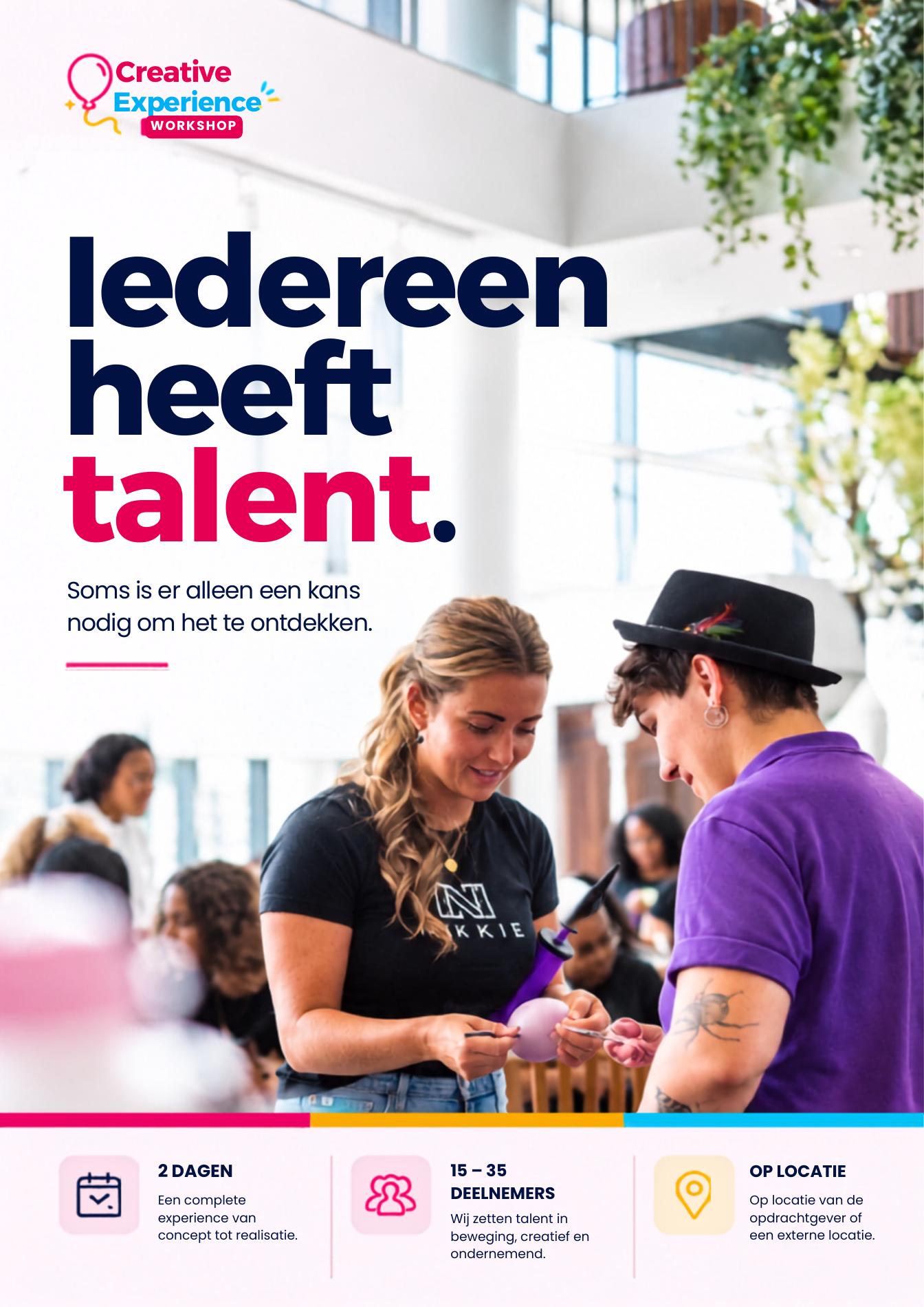 Originele cover van het CEE-programma: Iedereen heeft talent